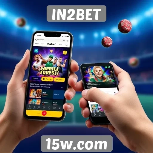 Desempenho em dispositivos móveis do IN2BET é avaliável